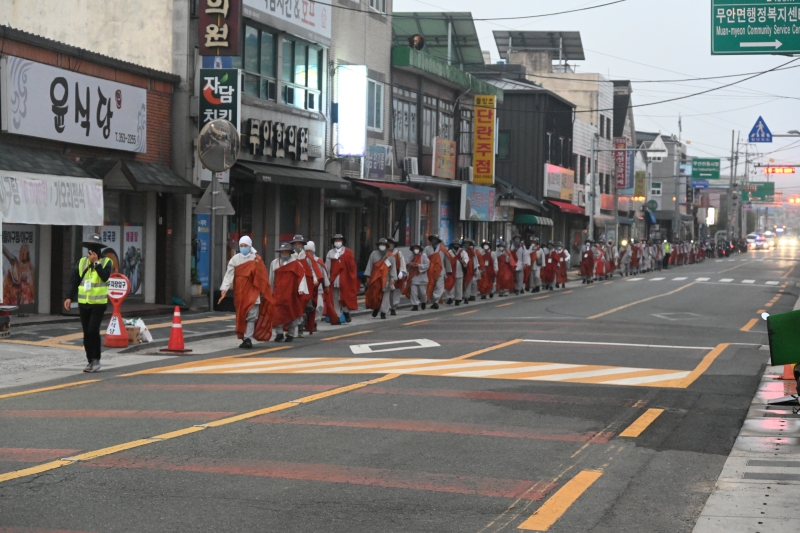 무안 홍제사 표충비각 참배 그리고 아침공양 (1)